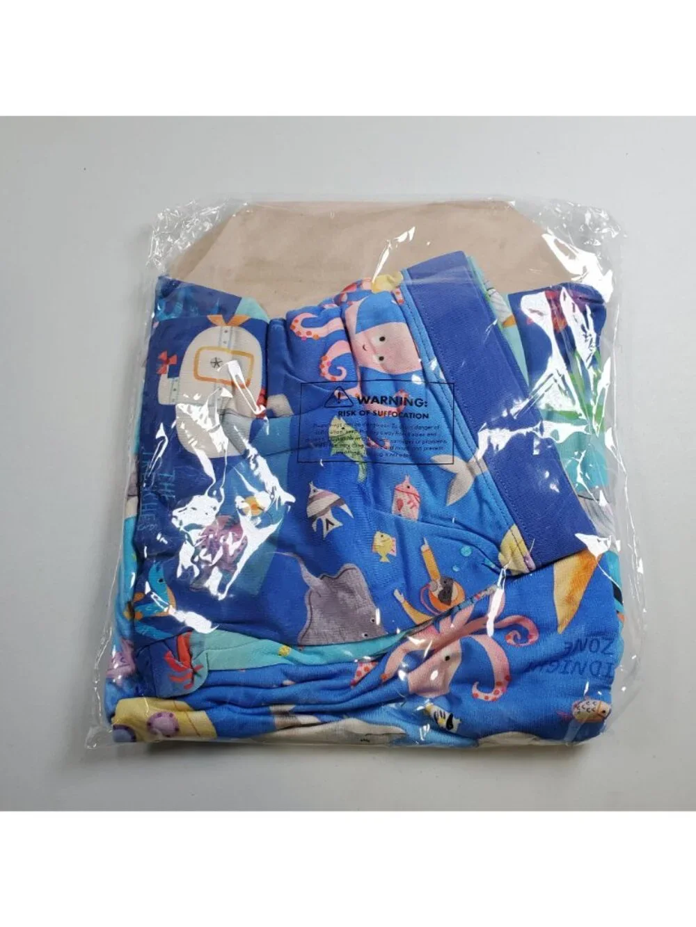 Little Sleepies Underwater Discovery Two Piece Pajama Set Kids Size 7 - 8 Y NWT
